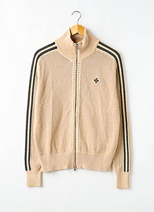 Gilet manches longues resserrée sur le bas beige ATNT PARIS femme