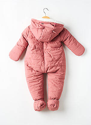 Combi-pantalon manches longues manches longues rose PETIT BEGUIN garçon