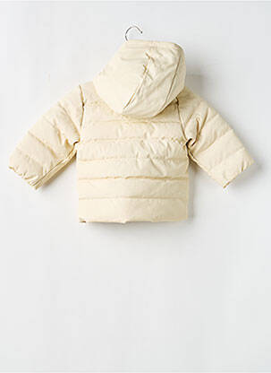 Doudoune resserrée sur le bas a capuche beige PETIT BATEAU enfant