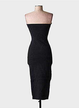 Robe mi-longue sans manche sans manche noir HOUSE OF CB LONDON femme