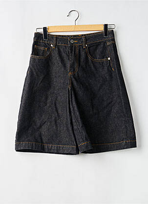 Bermuda coupe jupe culotte taille haute noir PRETTY LITTLE THING femme