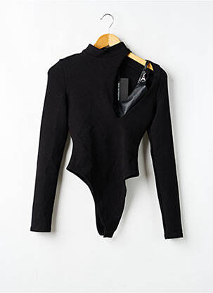 Body stretch manches longues noir MANIÈRE DE VOIR femme