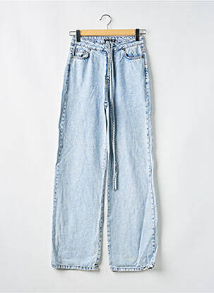 Jeans coupe droite taille haute taille haute bleu NASTY GAL femme