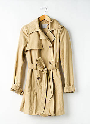Trench poches sans capuche vert ASOS femme