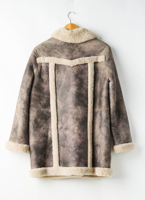 Manteau long coupe droite sans capuche gris ZADIG & VOLTAIRE femme