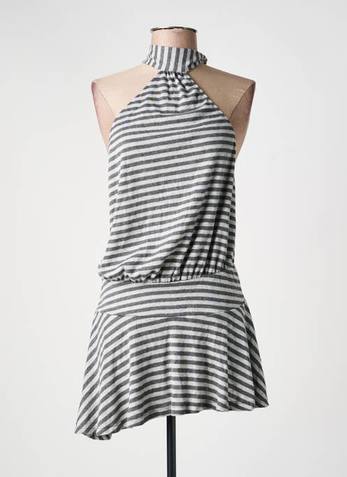 Robe courte sans manche sans manche gris JADED LONDON femme