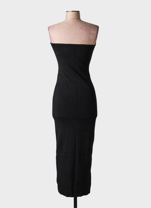 Robe mi-longue sans manche sans manche noir H&M femme