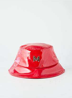 Chapeau forme bob rouge LOLA CASADEMUNT femme