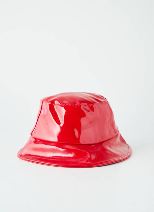 Chapeau forme bob rouge LOLA CASADEMUNT femme