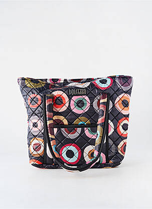 Sac multipoches forme carré noir DOLCEZZA femme