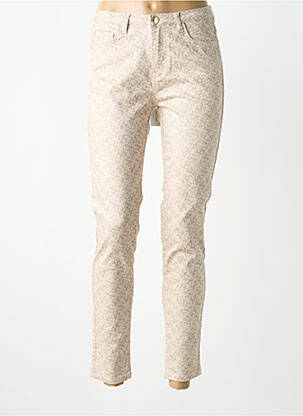 Pantalon slim poches beige EVA KAYAN femme