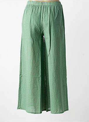 Pantalon large taille normale taille normale vert DROLATIC femme