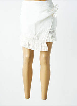 Jupe courte blanc MR MOOD femme