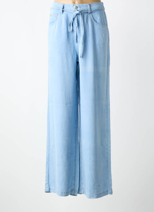 Jean coupe flare poches bleu SUNCOO femme