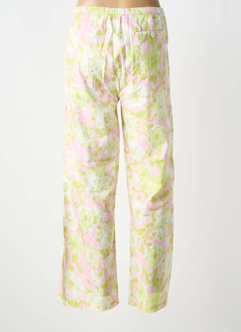 Pantalon droit fermeture zippée sous rabat boutonné vert BRIGITTE BARDOT femme