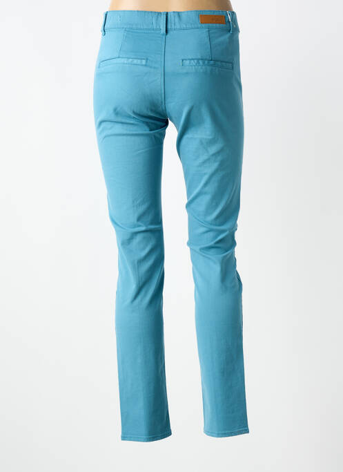 Pantalon slim poches bleu HAPPY femme