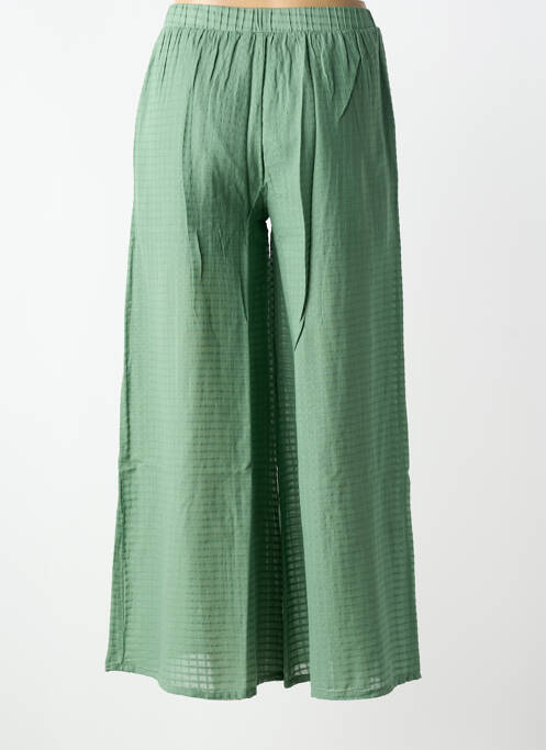 Pantalon large taille normale taille normale vert DROLATIC femme