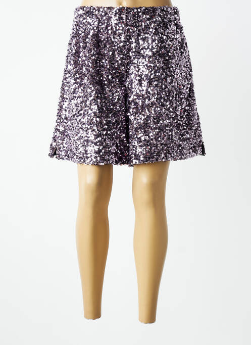 Bermuda taille élastique violet FLOOR femme