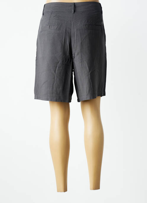 Bermuda coupe droite gris NÜ femme