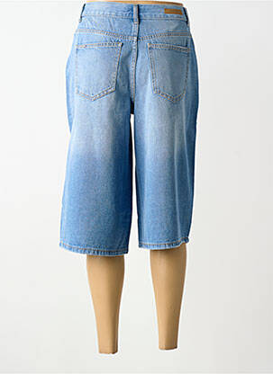 Bermuda coupe droite taille normale bleu B.YOUNG femme