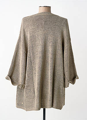 Gilet manches longues manches longues marron CREAM femme