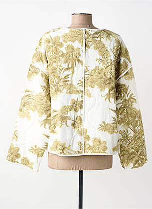 Veste casual col rond blanc CREAM femme