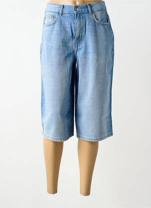 Bermuda coupe droite taille normale bleu B.YOUNG femme