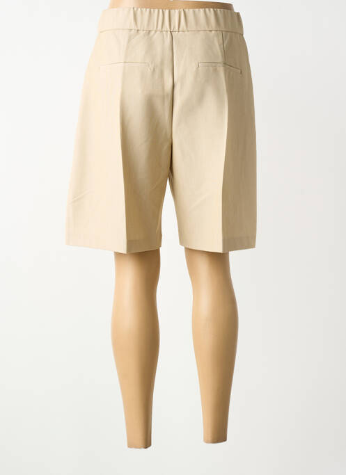 Bermuda taille élastique taille normale beige B.YOUNG femme