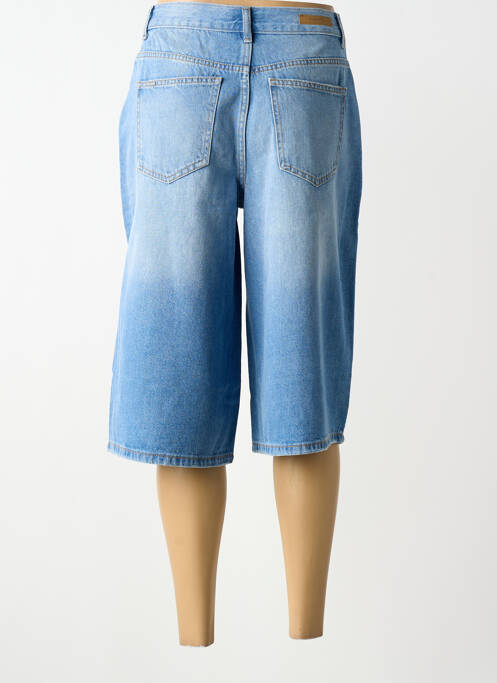 Bermuda coupe droite taille normale bleu B.YOUNG femme