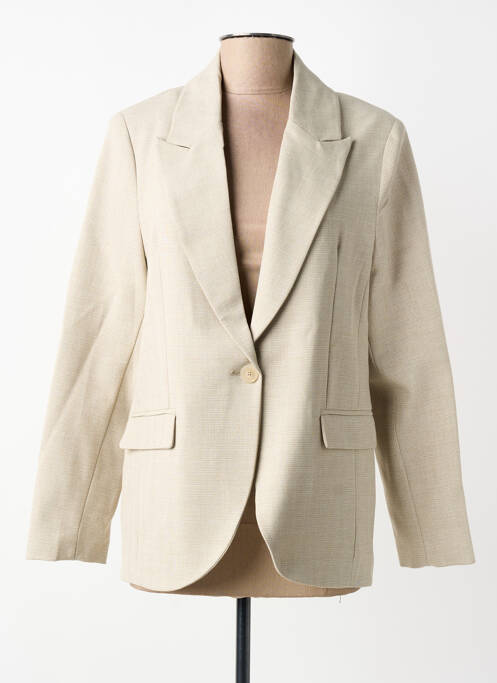 Blazer poignets boutonnés beige EVA KAYAN femme