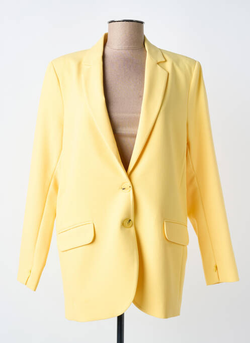 Blazer coupe cintrée jaune SUMMUM femme