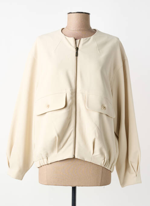 Blouson manches longues beige SUMMUM femme