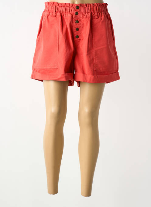 Short taille normale taille normale rouge HOD femme
