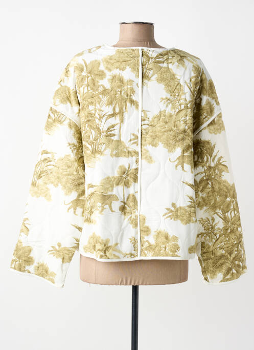 Veste casual col rond blanc CREAM femme