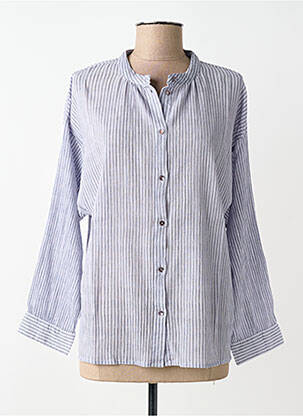 Chemisier coupe cintrée manches longues violet HOD femme