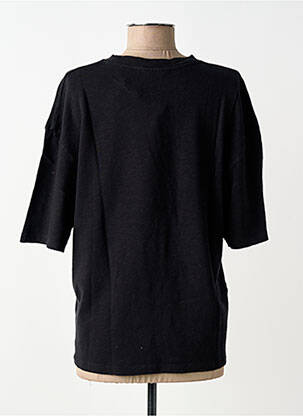 T-shirt coupe droite manches courtes noir PENN & INK N.Y femme
