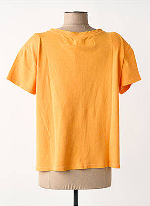 T-shirt coupe droite manches courtes orange LIV BERGEN femme