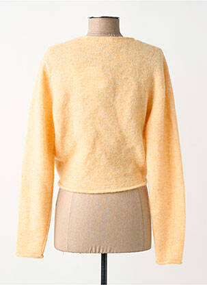 Gilet manches longues resserrée sur le bas orange SECOND FEMALE femme