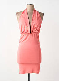 Robe courte sans manche sans manche rose KARMA KOMA femme