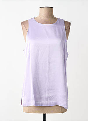 Top stretch sans manche violet OTTOD'AME femme