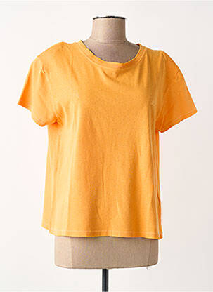 T-shirt coupe droite manches courtes orange LIV BERGEN femme