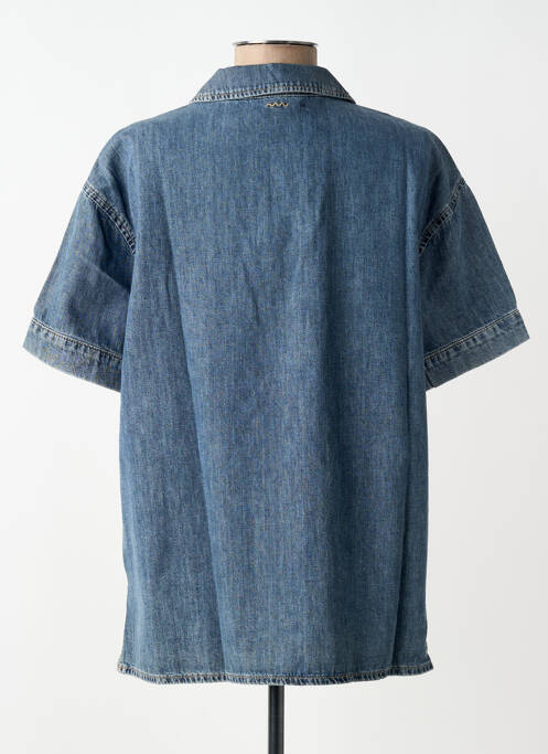 Blouse manches courtes manches courtes bleu BLUE DAZE femme