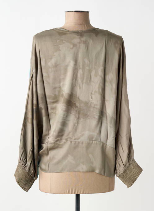 Blouse manches longues manches longues gris NÜ femme