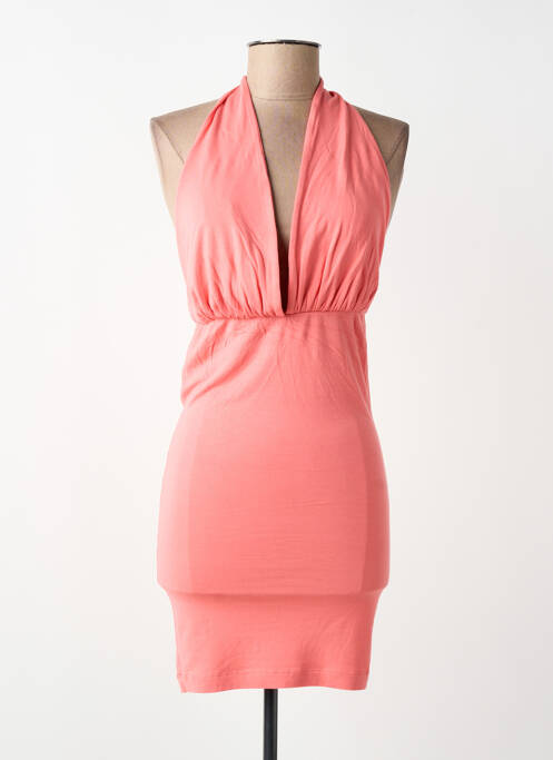 Robe courte sans manche sans manche rose KARMA KOMA femme