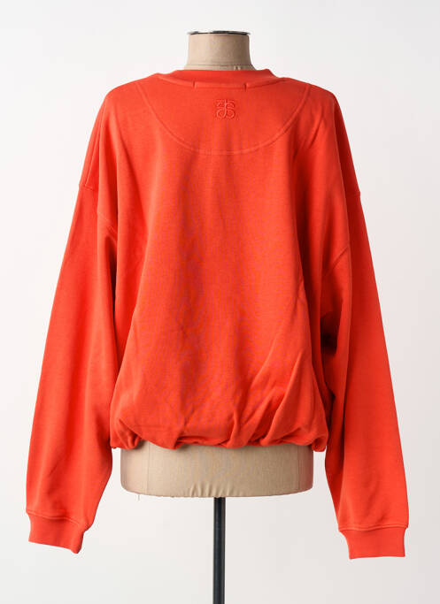 Sweat-shirt stretch manches longues rouge SECOND FEMALE femme