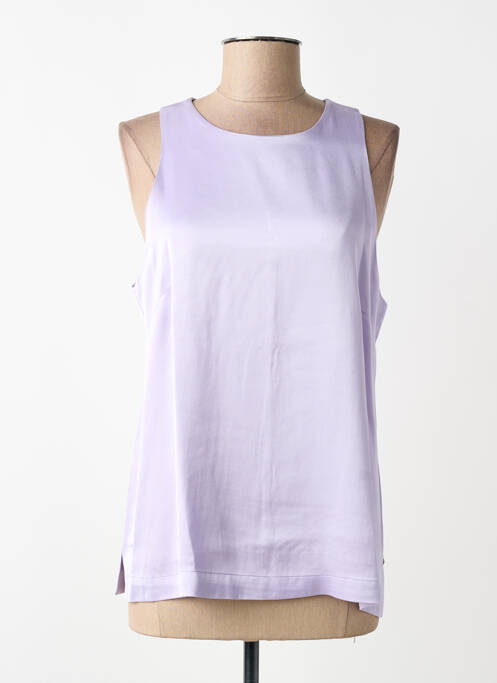 Top stretch sans manche violet OTTOD'AME femme
