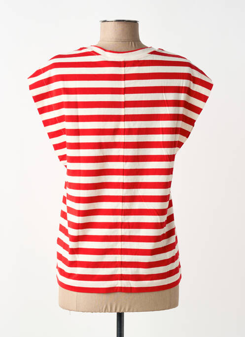 T-shirt stretch manches courtes rouge FLOOR femme