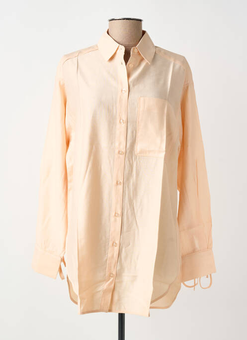 Tunique manches longues col chemisier rose SECOND FEMALE femme