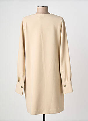 Robe courte manches longues manches longues beige OTTOD'AME femme