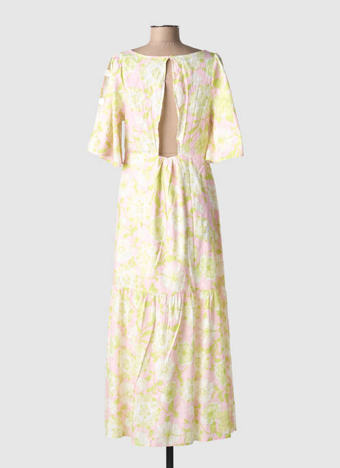 Robe longue imprimé fantaisie manches courtes vert BRIGITTE BARDOT femme